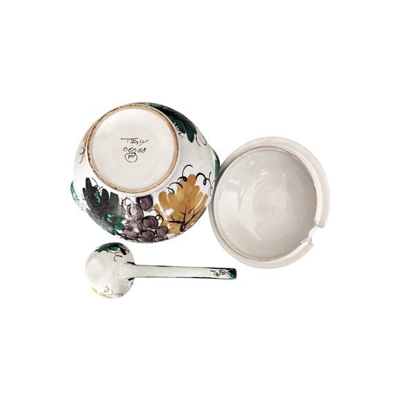 Fratelli Fanciullacci Italy Hand Painted Soup Tureen Ladle and Lid - Picture 6 of 10